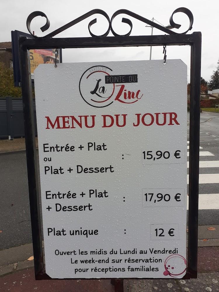 La Pointe Du Zinc - Menu Image 2